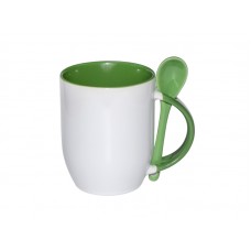 12oz Color Spoon Mug Grass Green