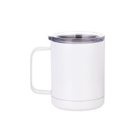 10oz/300ml Stainless Steel Coffee Cup(White)